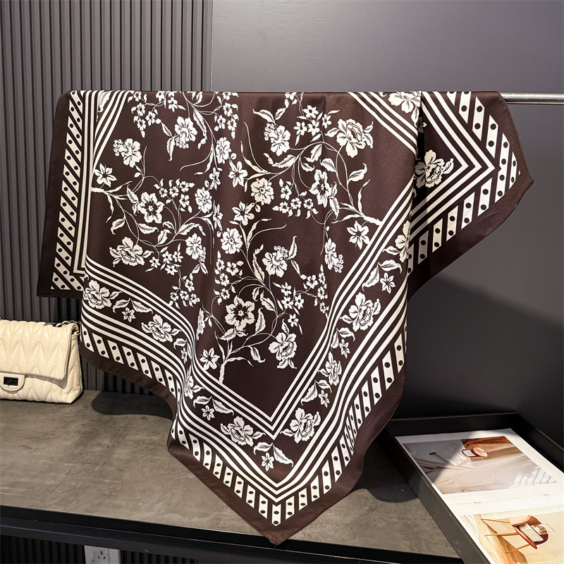 1pcs 90*90cm Floral Printed La - Bandana Cotton avis et prix