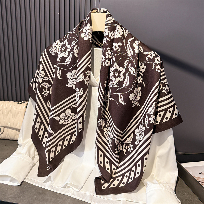 1pcs 90*90cm Floral Printed La - Bandana Cotton avis et prix