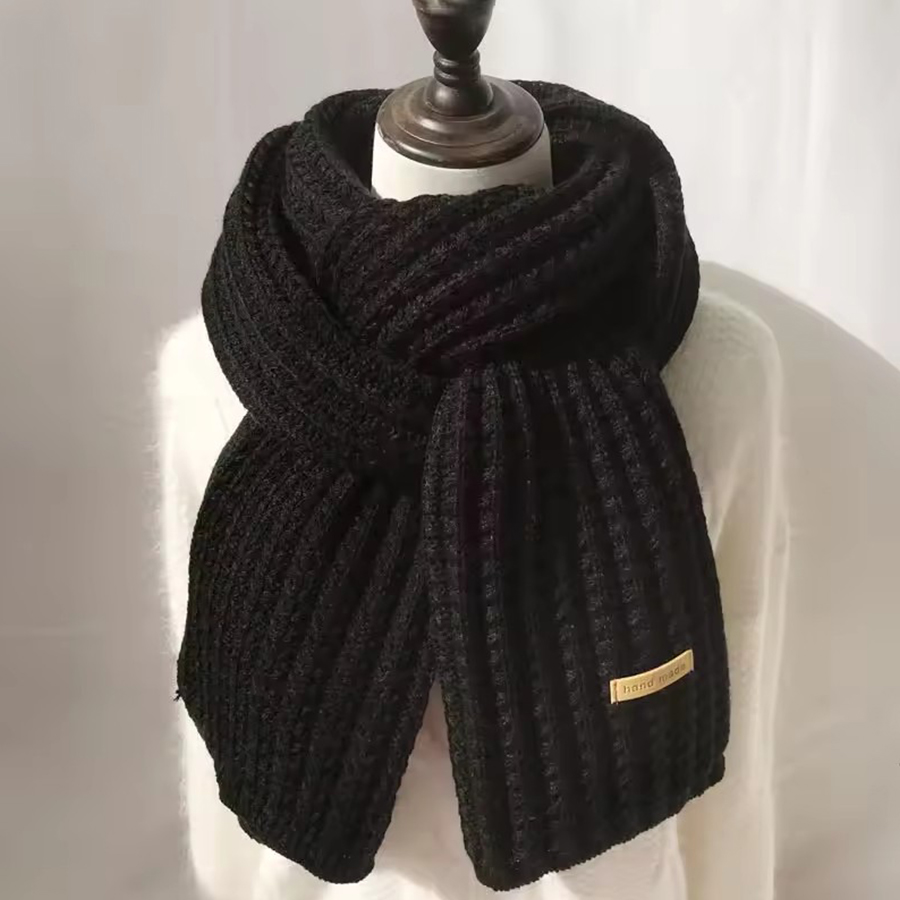 Thick Cable Knit Warm Cashmere - Muffler Men Wool avis et prix
