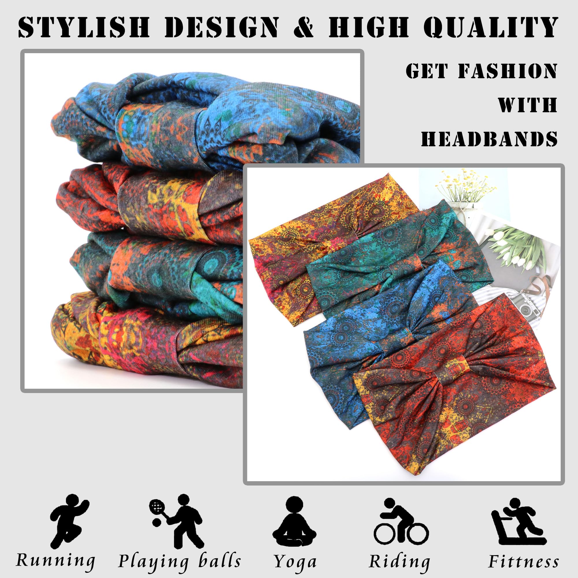 Boho Headbands for Women Knott - Head Wrap Turban avis et prix