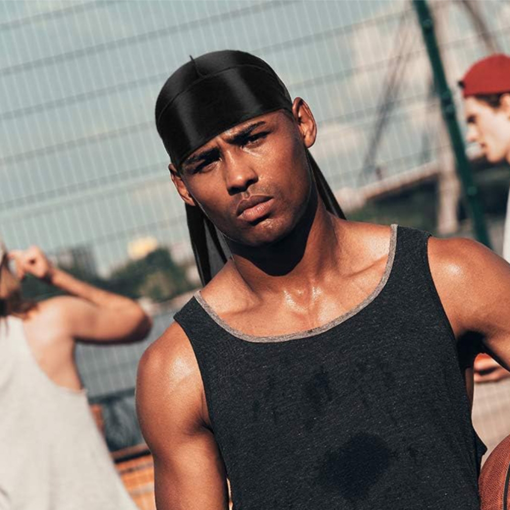 Men's Silk Durag Bonnet Bandan - Bandana Doo Rag avis et prix