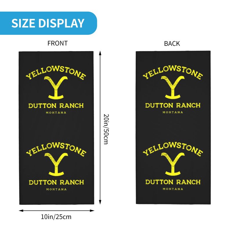 Yellowstone Dutton Ranch Print - Neck Warmer Tube avis et prix