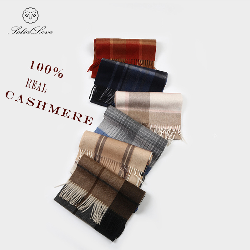 100% Cashmere Scarf   Plaid  W - Muffler Men Wool avis et prix