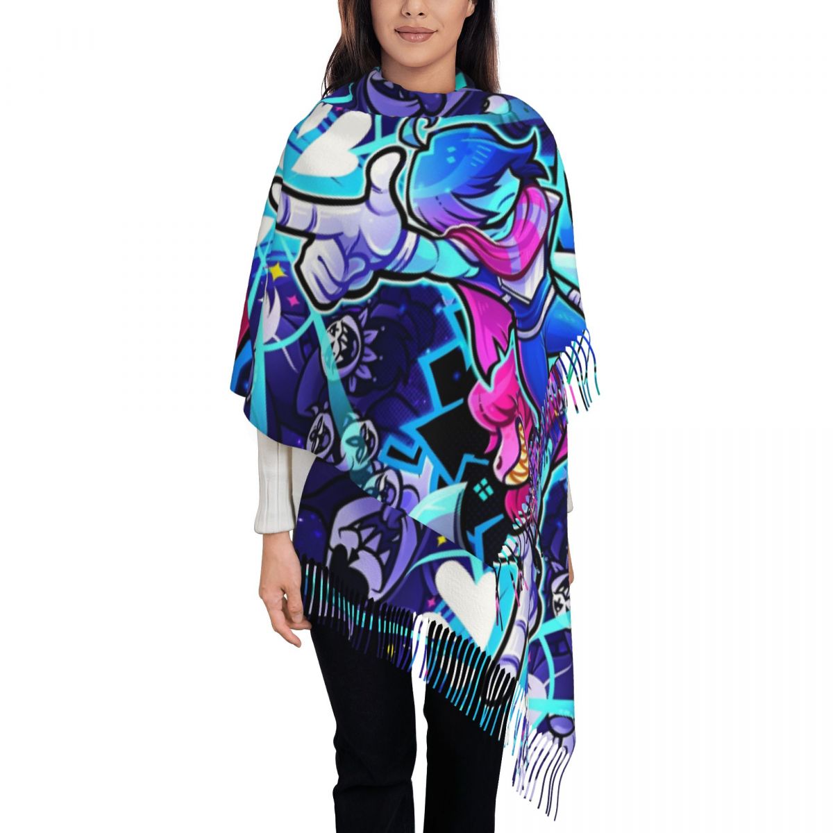 Deltarunes  Shawl Wraps Womens - Pashmina Wrap Large avis et prix