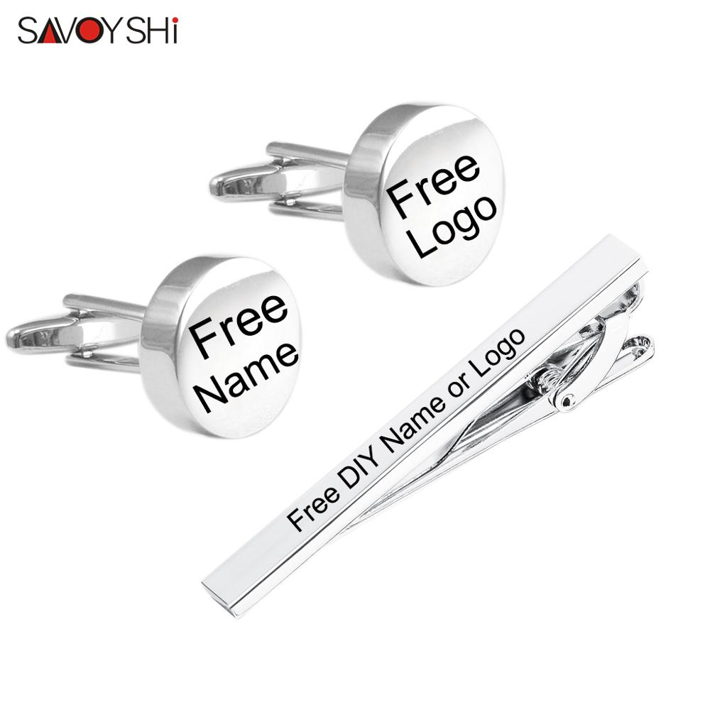 SAVOYSHI Free Engraving Name C - Tie Bar Set Gift avis et prix