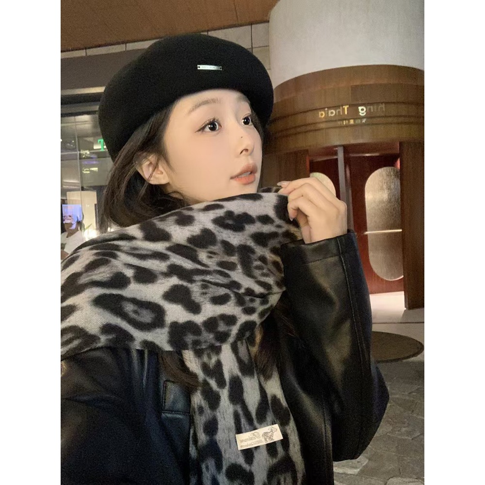 190*70CM Design Leopard Scarf  - Woven Scarf Blanket avis et prix