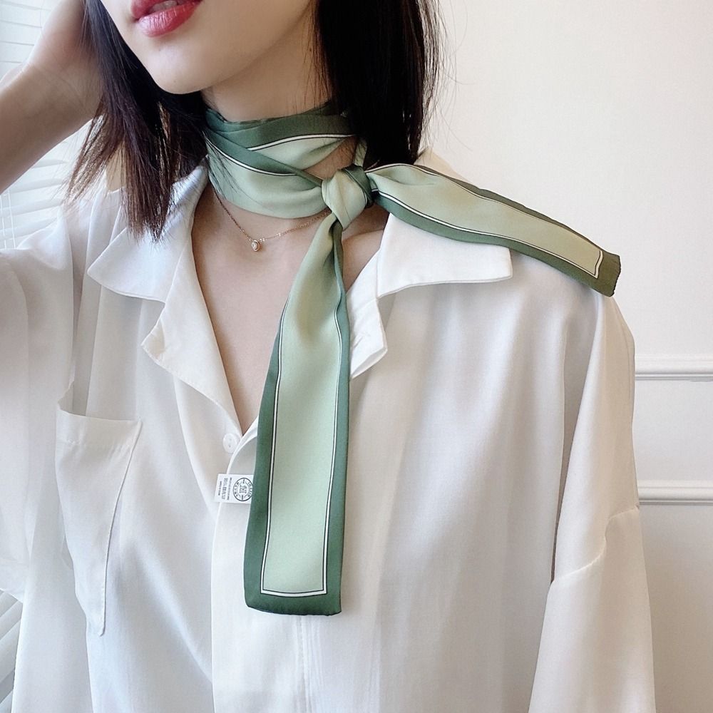 Tie Ribbon Headband Neckerchie - Silk Tie Striped avis et prix