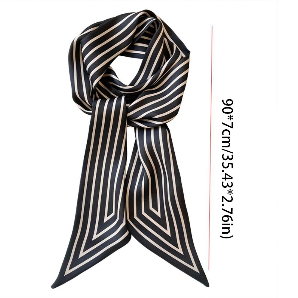 Tie Ribbon Headband Neckerchie - Silk Tie Striped avis et prix