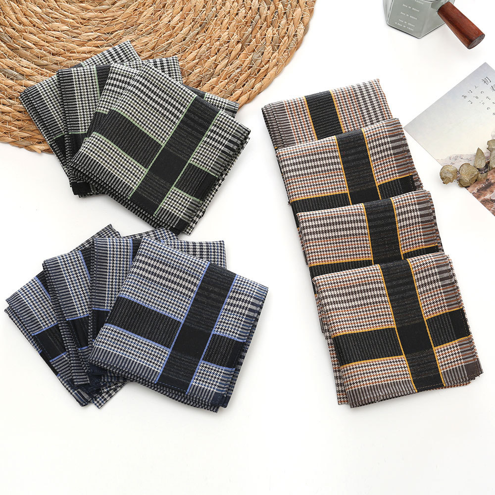 3/6/12 Pcs Men's Pure Cotton H - Handkerchief Cotton Men avis et prix