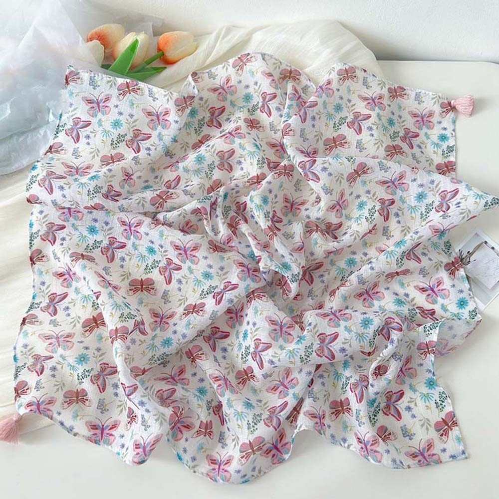 Neck Wrap Cotton-Linen Square  - Bandana Cotton avis et prix