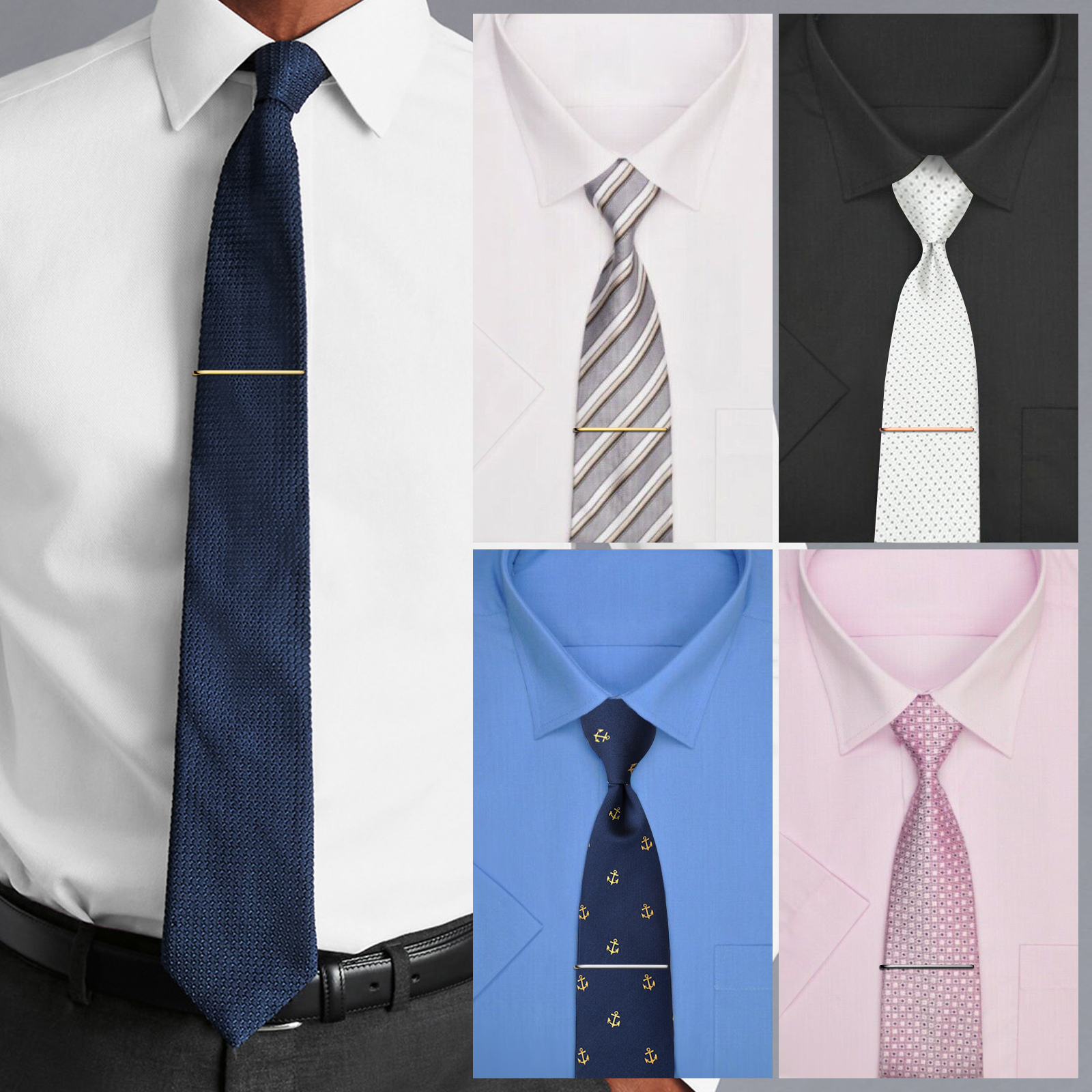 HAWSON Tie Clips for Men 4Pcs  - Tie Bar Set Gift avis et prix