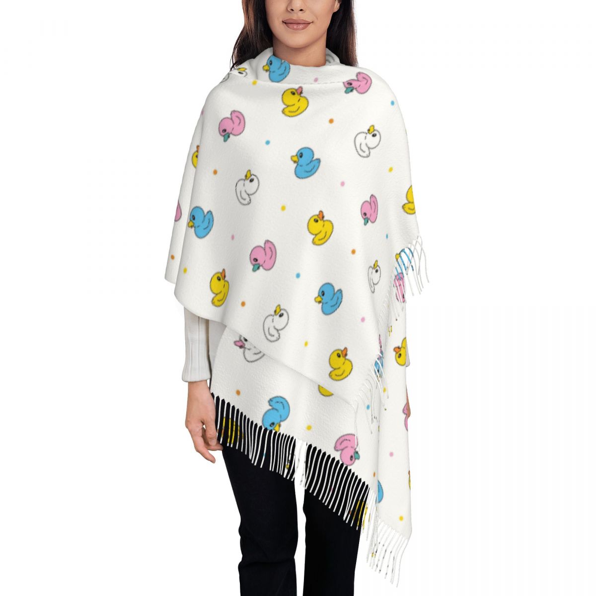 Women's Scarf with Tassel Cute - Pashmina Wrap Large avis et prix
