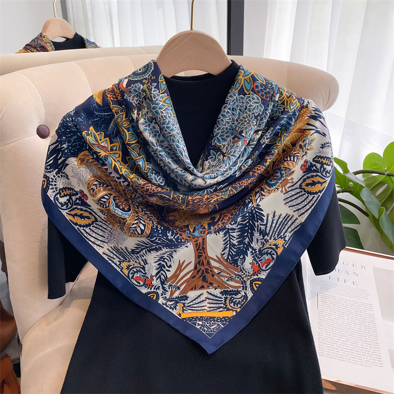 90*90cm Square Scarf Twill Cot - Bandana Cotton avis et prix