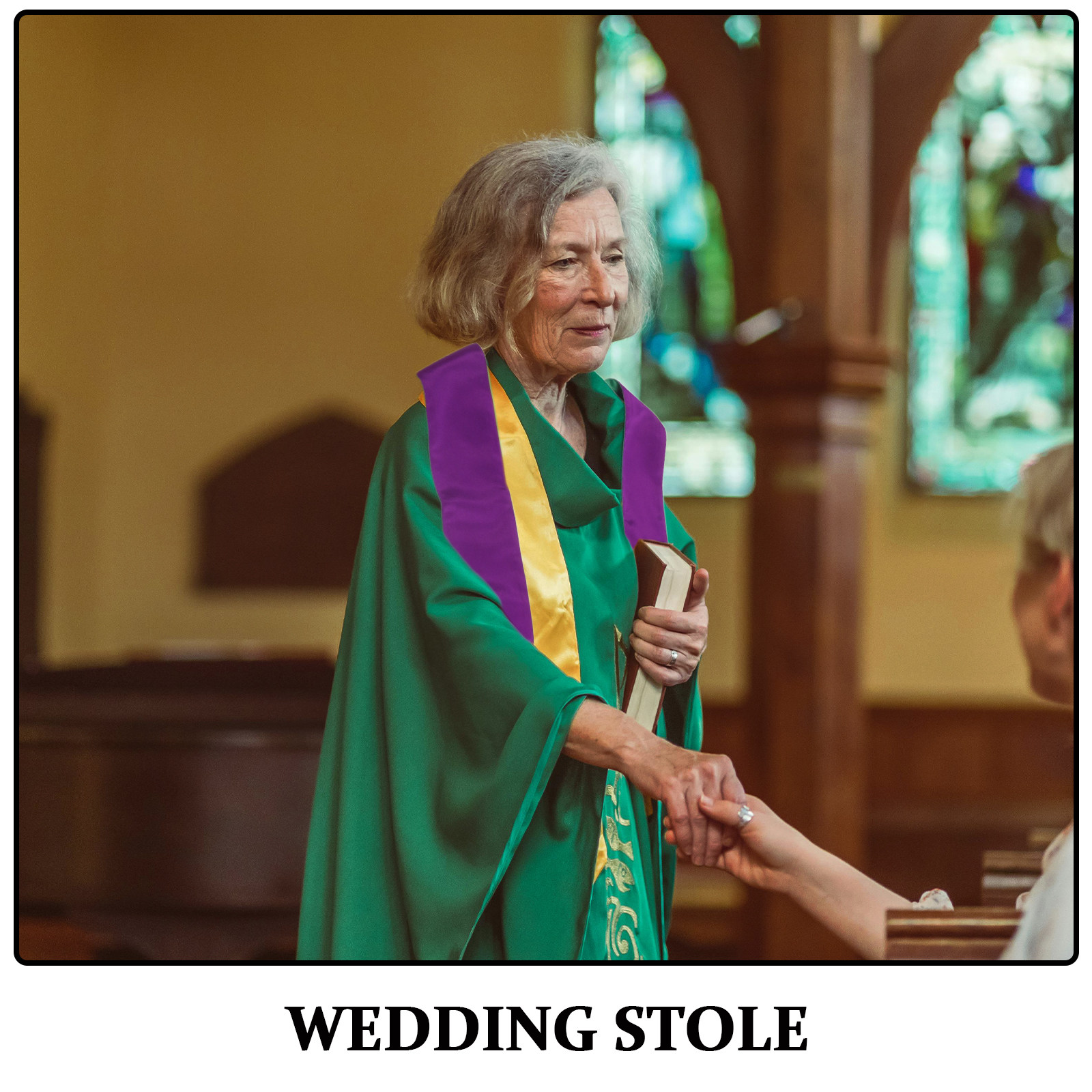 Reversible Wedding Pastor Stol - Stole Wedding Shawl avis et prix