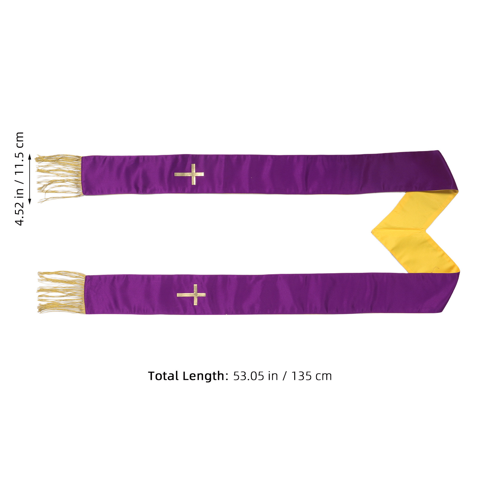 Reversible Wedding Pastor Stol - Stole Wedding Shawl avis et prix
