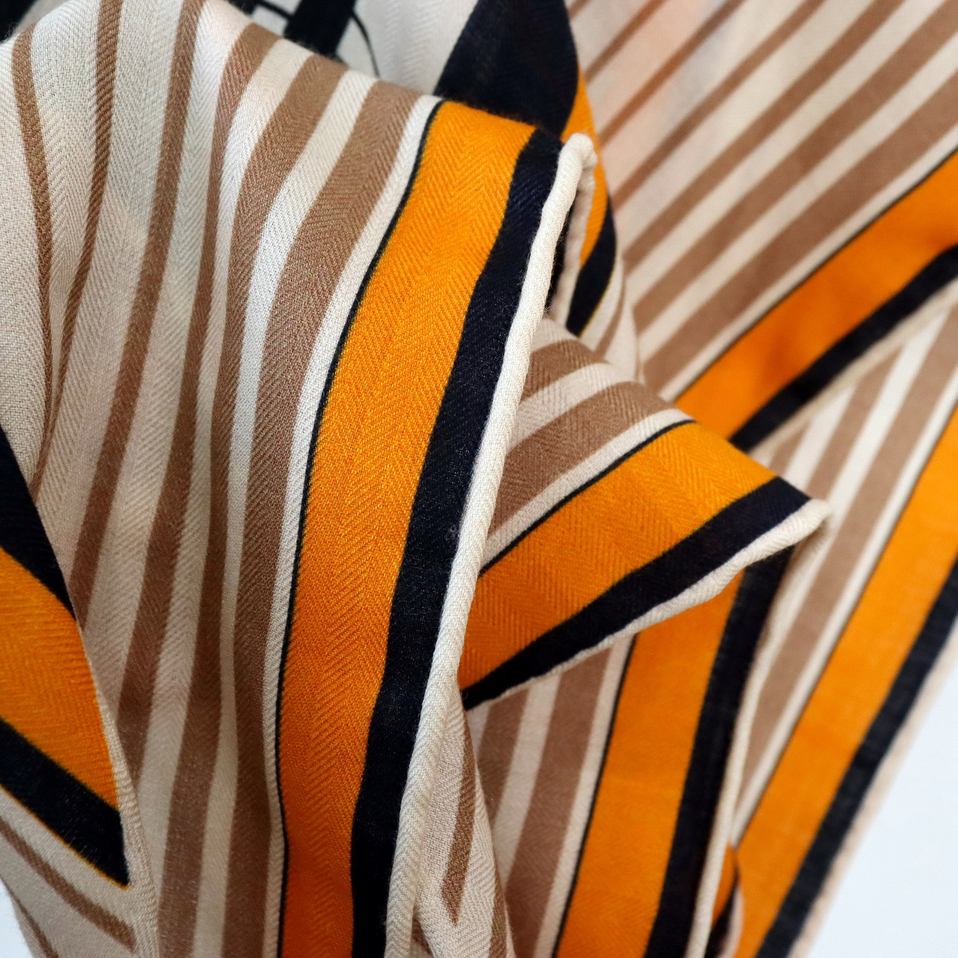 Vintage Equestrian Print Silk  - Pashmina Wrap Large avis et prix