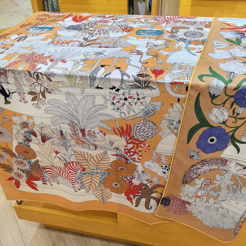 Double Sided Print Luxury Silk - Pashmina Wrap Large avis et prix