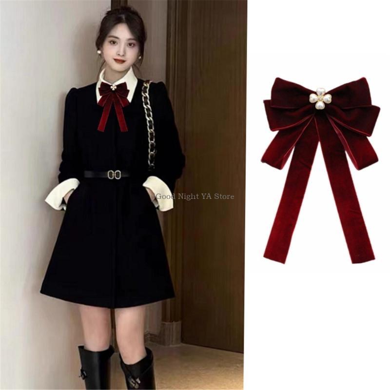 Luxurious Velvets Bows Tie for - Bow Tie Pre Tied avis et prix
