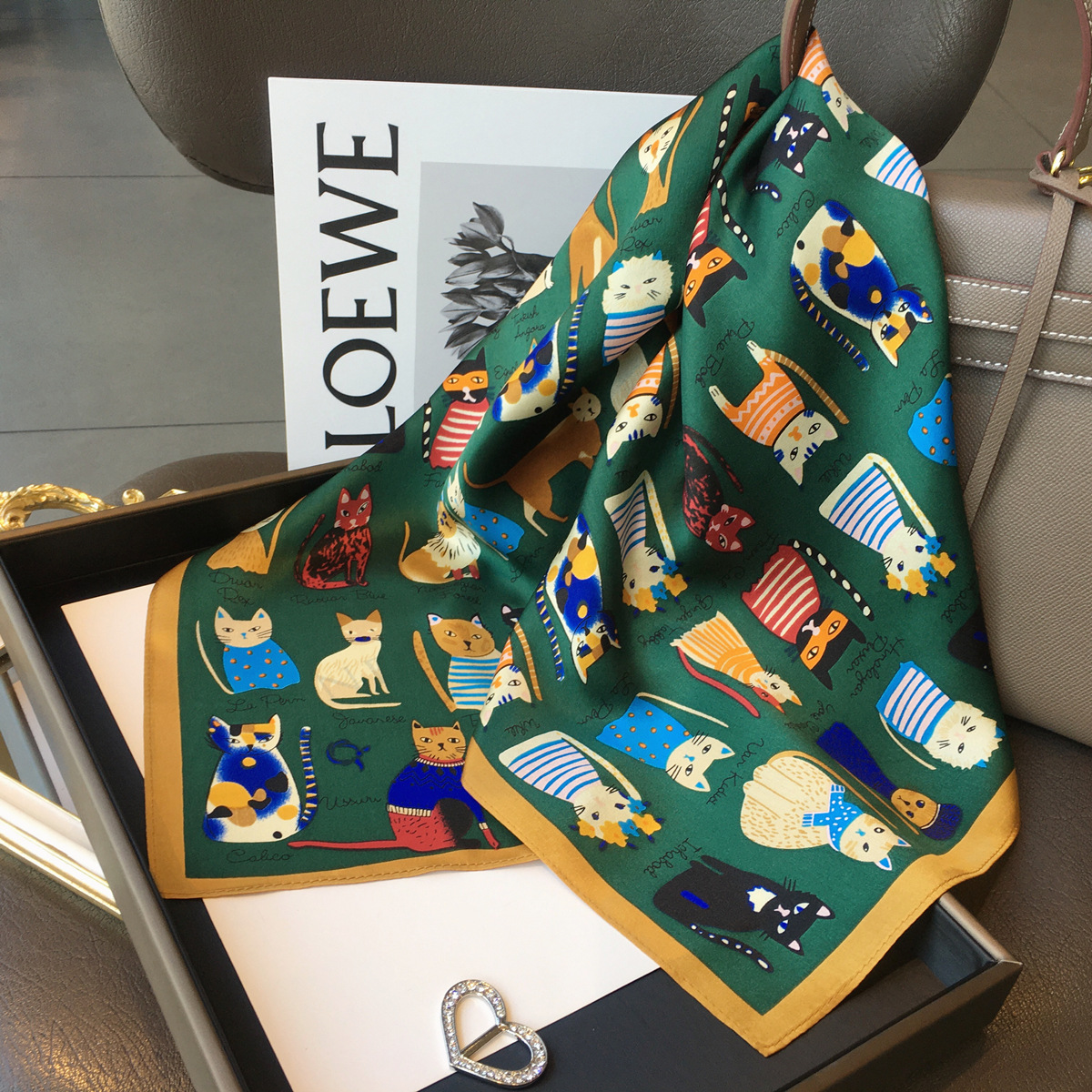 Luxury Brand 2023 Silk Square  - Silk Tie Striped avis et prix