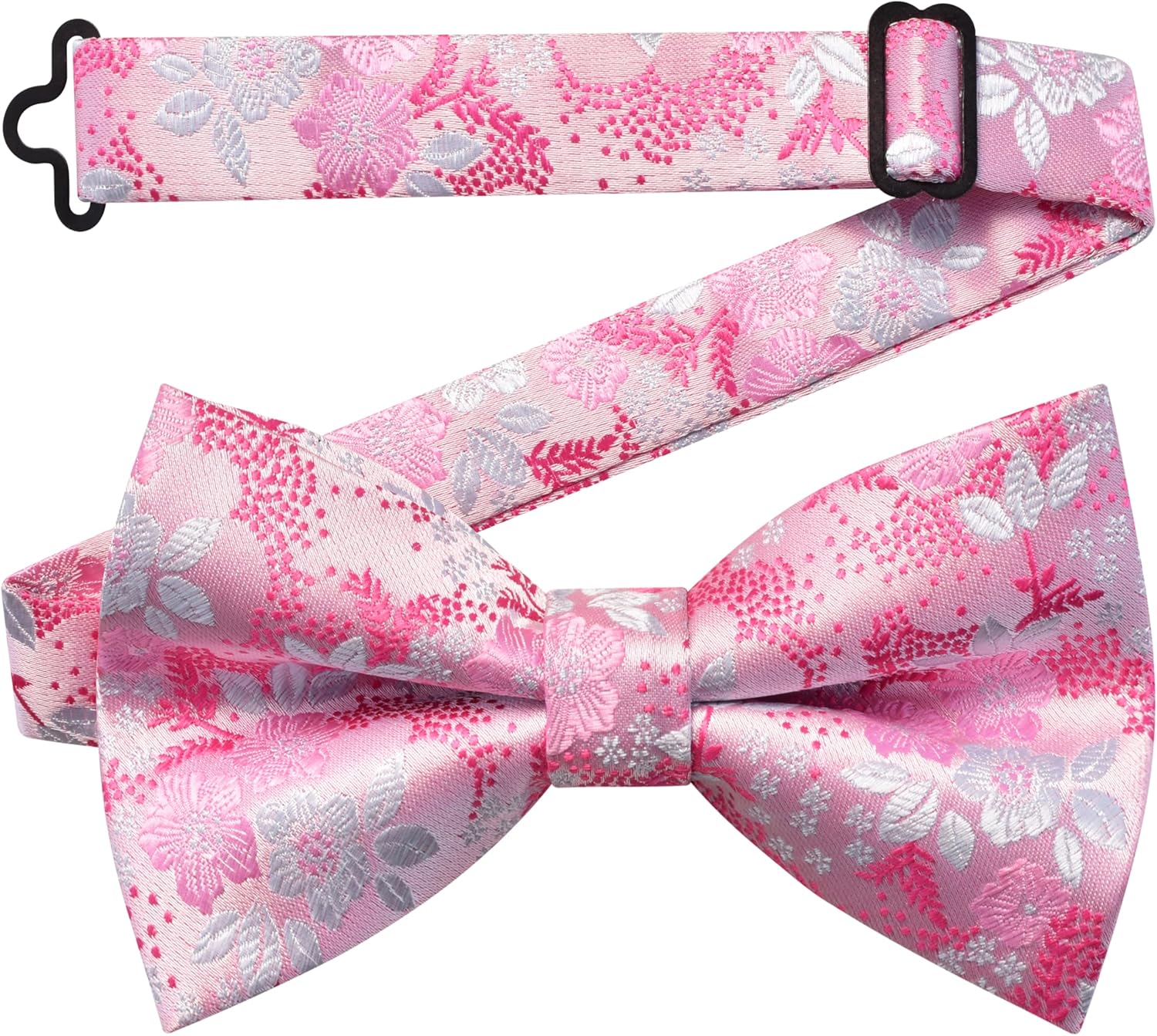 Floral Bow Tie & Handkerchief  - Bow Tie Pre Tied avis et prix