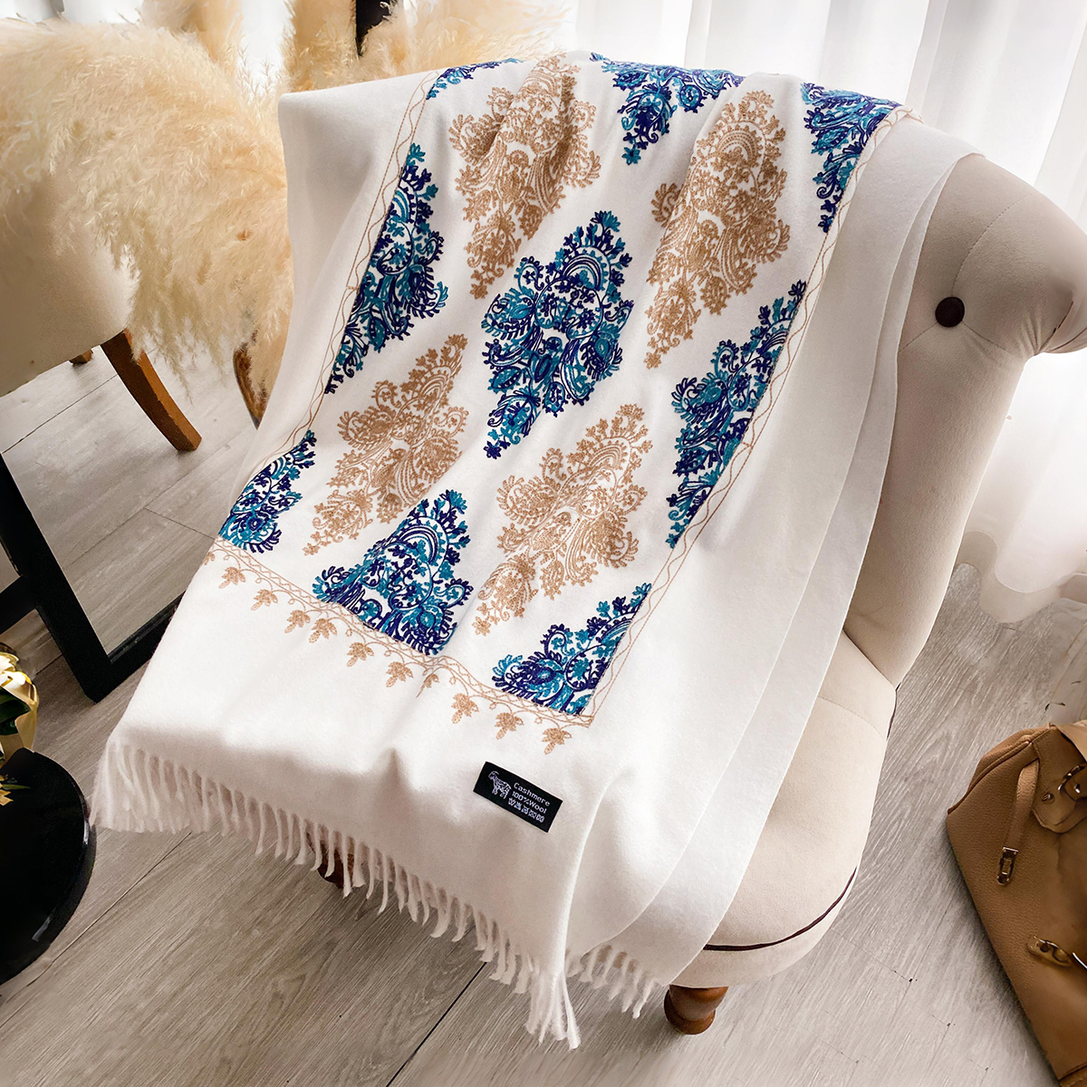 Women Fashion Winter Warm Cash - Woven Scarf Blanket avis et prix