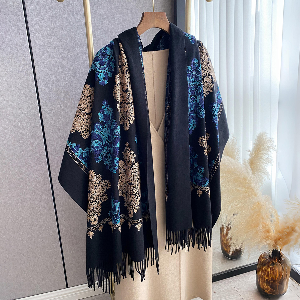 Women Fashion Winter Warm Cash - Woven Scarf Blanket avis et prix