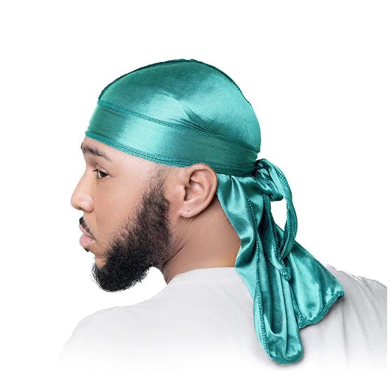 Unisex Long Silky Durag Long T - Bandana Doo Rag avis et prix