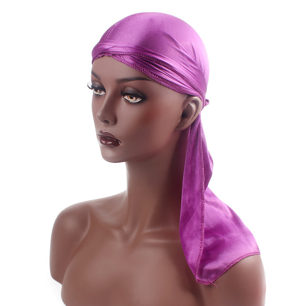 Unisex Adult Satin Long Tail D - Bandana Doo Rag avis et prix