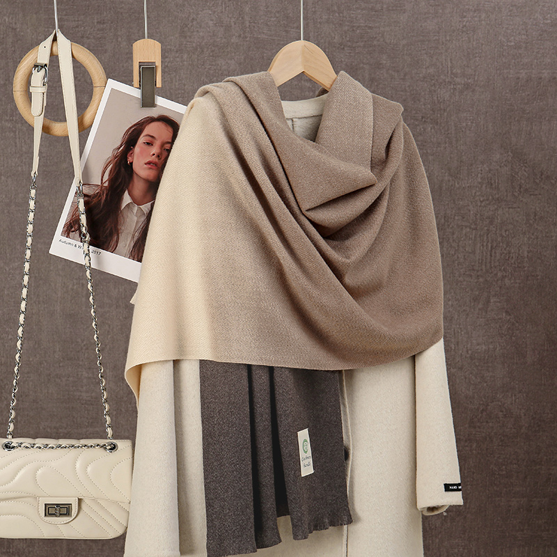 New 2024 Gradient Cashmere Sca - Woven Scarf Blanket avis et prix