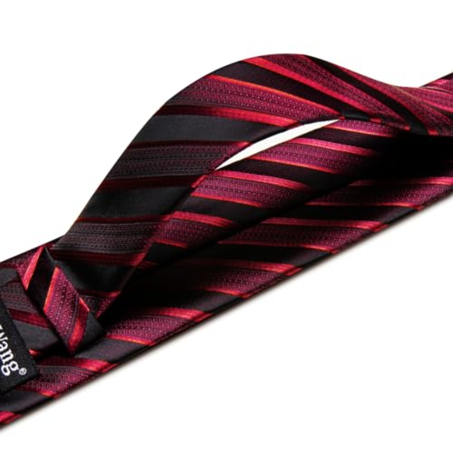 Tie Sets for Men Silk Stripe N - Silk Tie Striped avis et prix