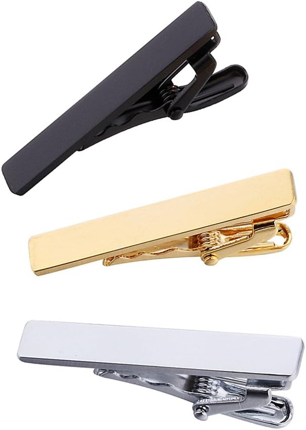 Men's Skinny Tie Clip Set 3 To - Tie Clip Silver avis et prix