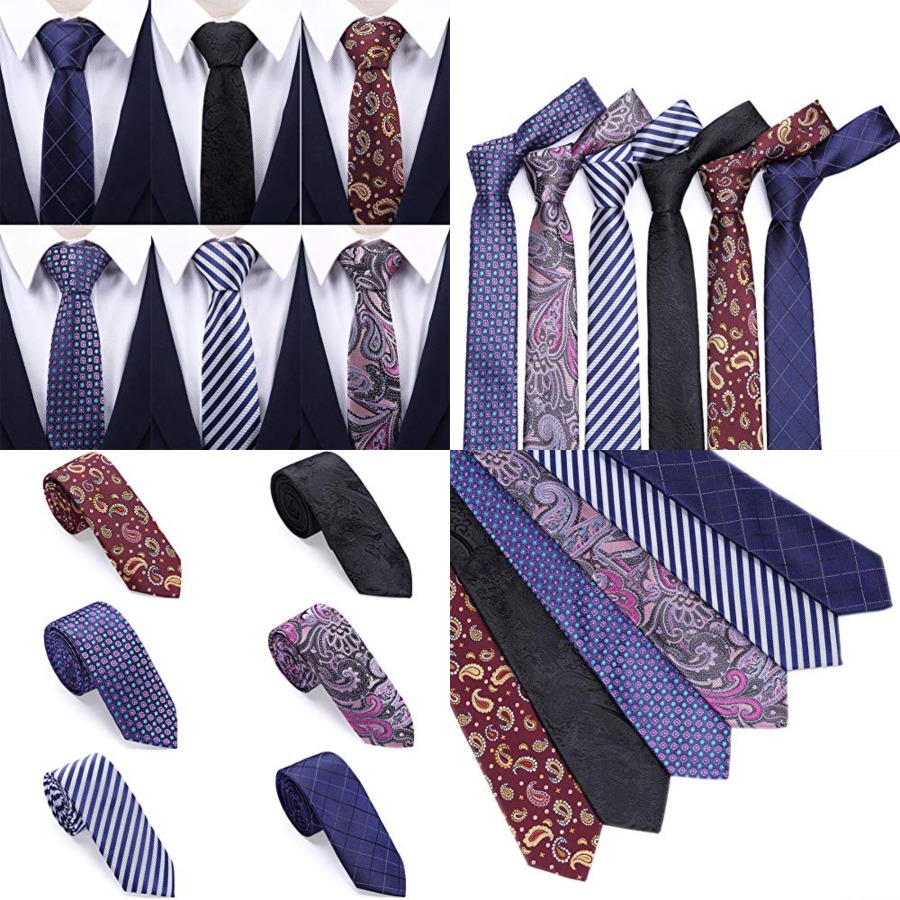 4 Packs Skinny Neckties for Me - Skinny Tie Men avis et prix
