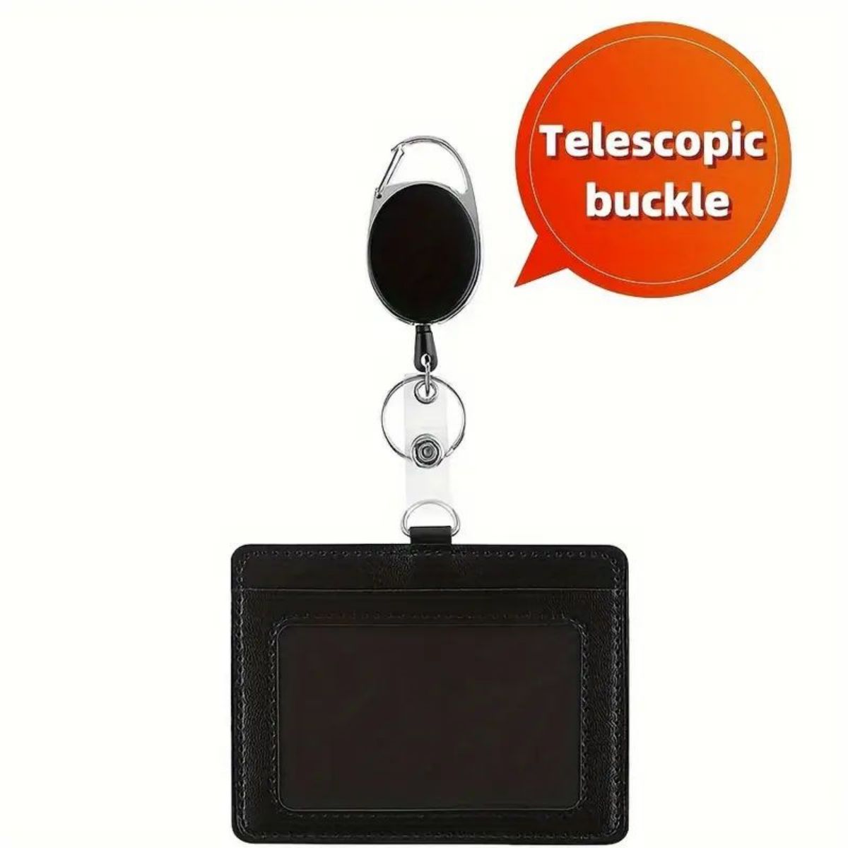 1 pc Horizontal ID badge holde - Lanyard Badge Holder avis et prix