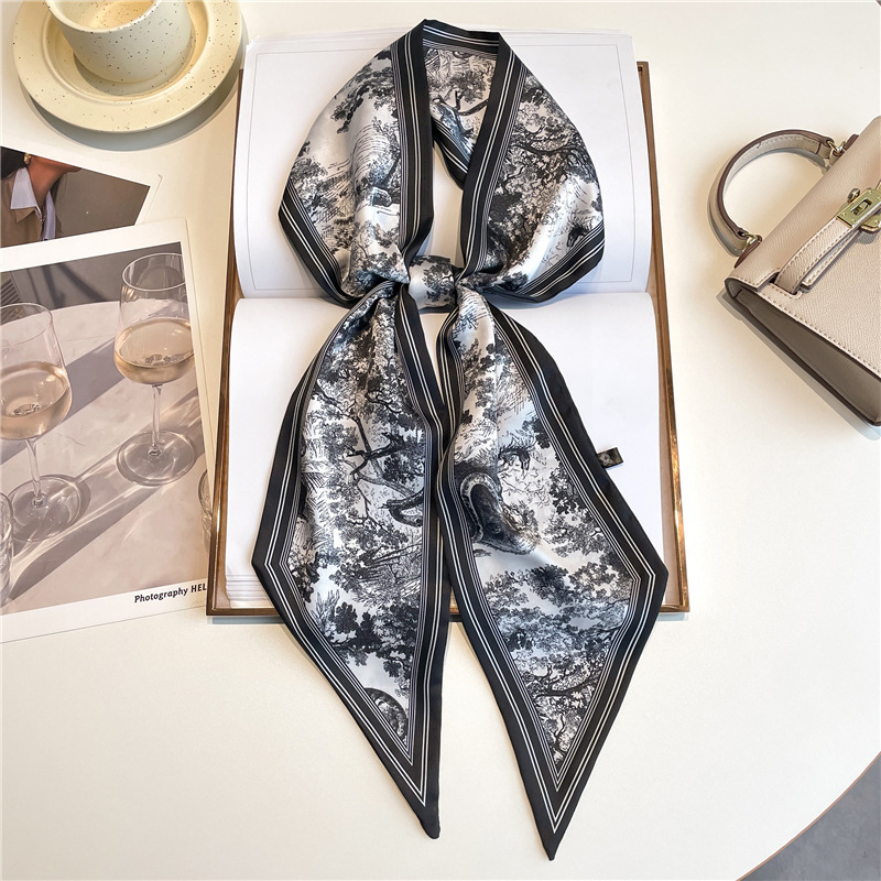 Luxury Long Neckerchief Skinny - Face Scarf Mask avis et prix
