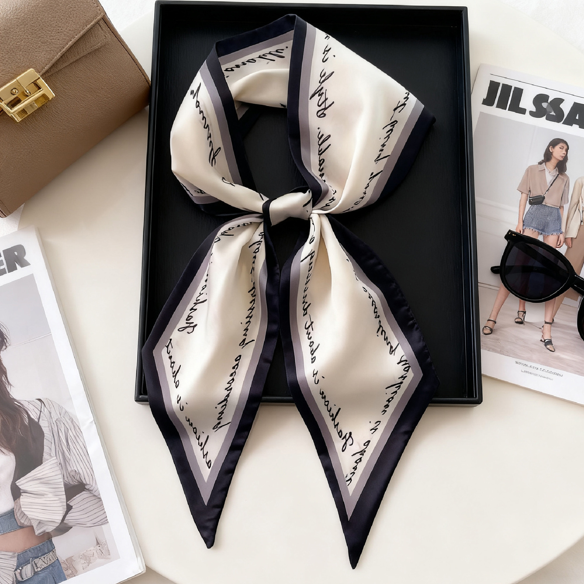 Luxury Long Neckerchief Skinny - Face Scarf Mask avis et prix