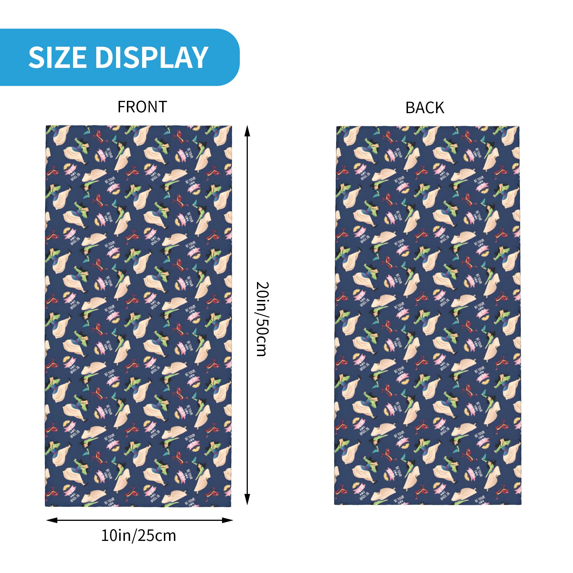 Custom Kawaii M-Mulan M-Mushu  - Neck Warmer Tube avis et prix