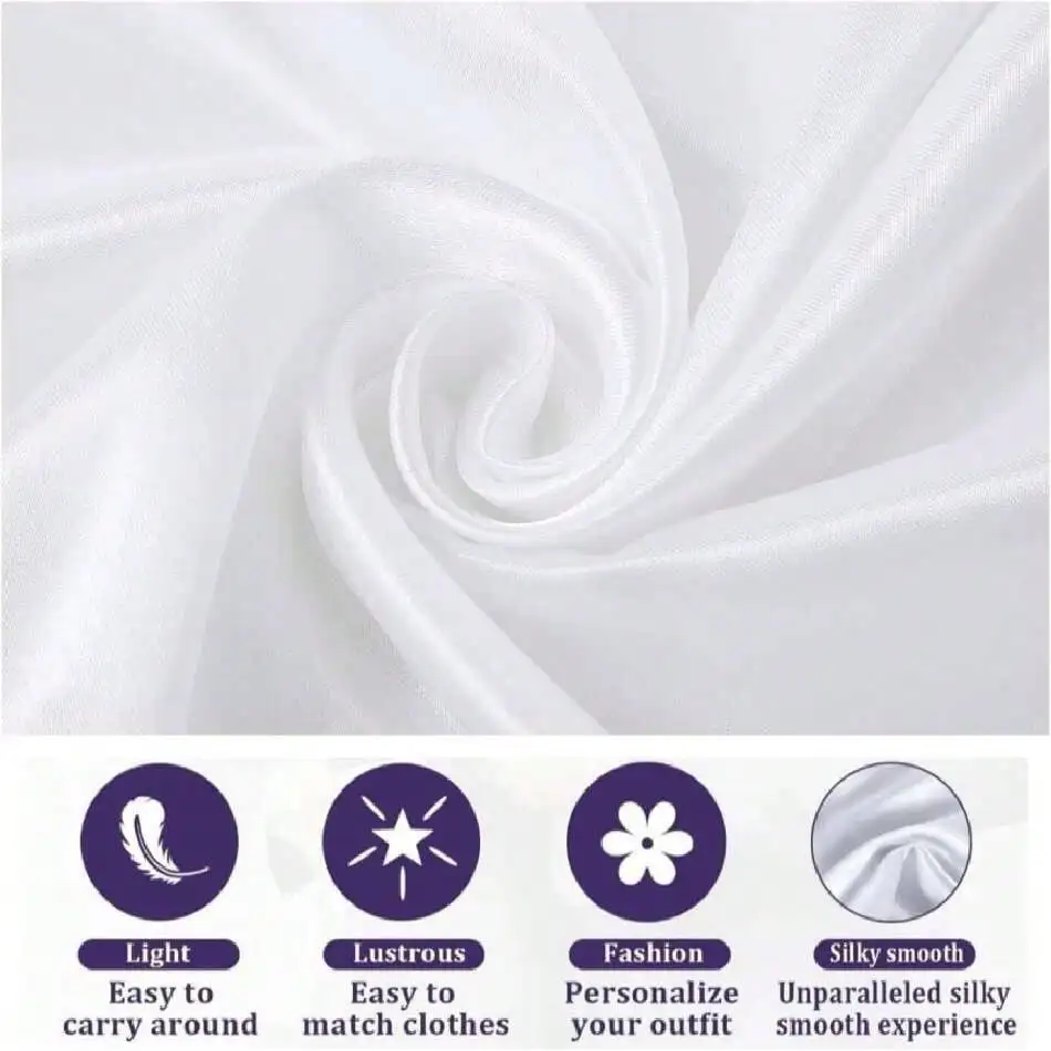 2Pcs Silk-Like Handkerchief Se - Handkerchief Cotton Men avis et prix