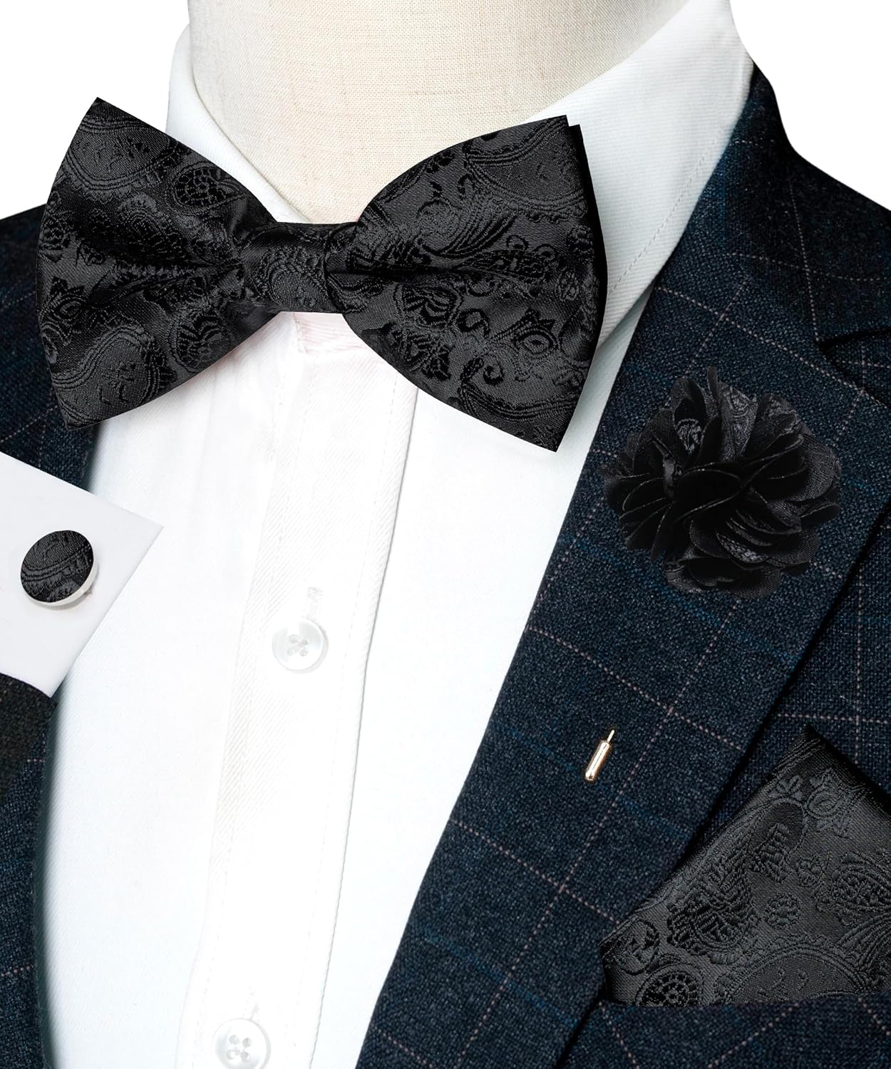 Paisley Pre-tied Bow Tie and P - Bow Tie Pre Tied avis et prix
