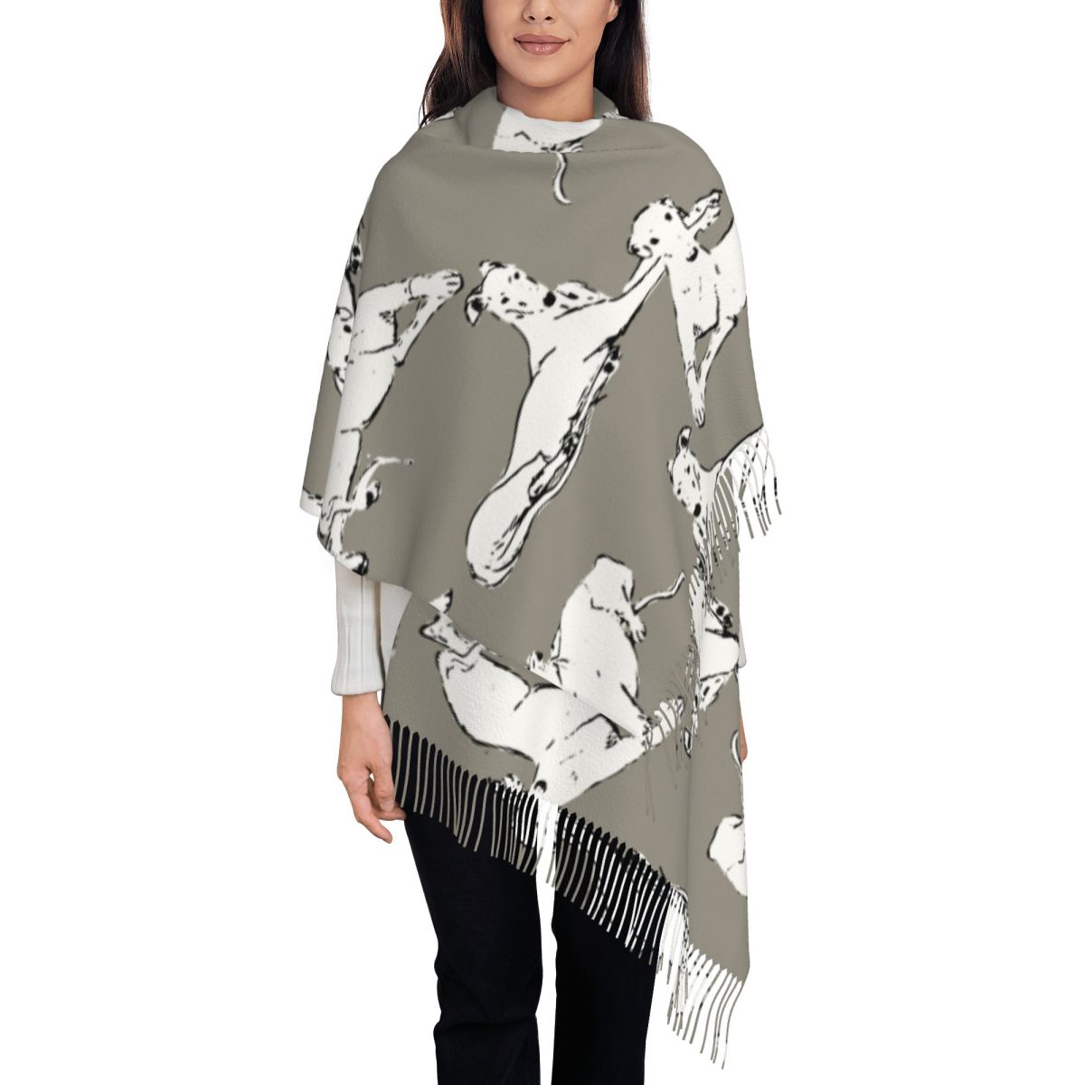 Relaxing Greyhound Whippet Sca - Pashmina Wrap Large avis et prix