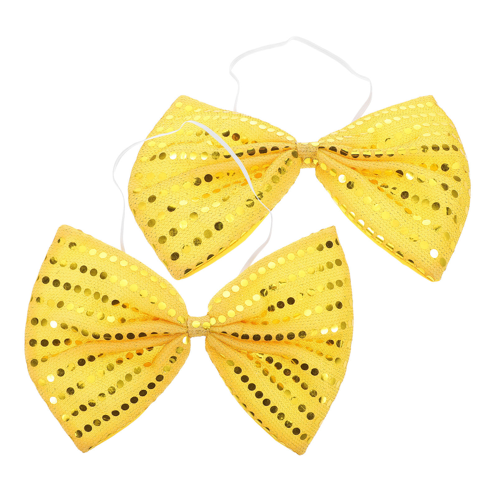 2Pcs Large Gold Sequin Bow Tie - Bow Tie Pre Tied avis et prix