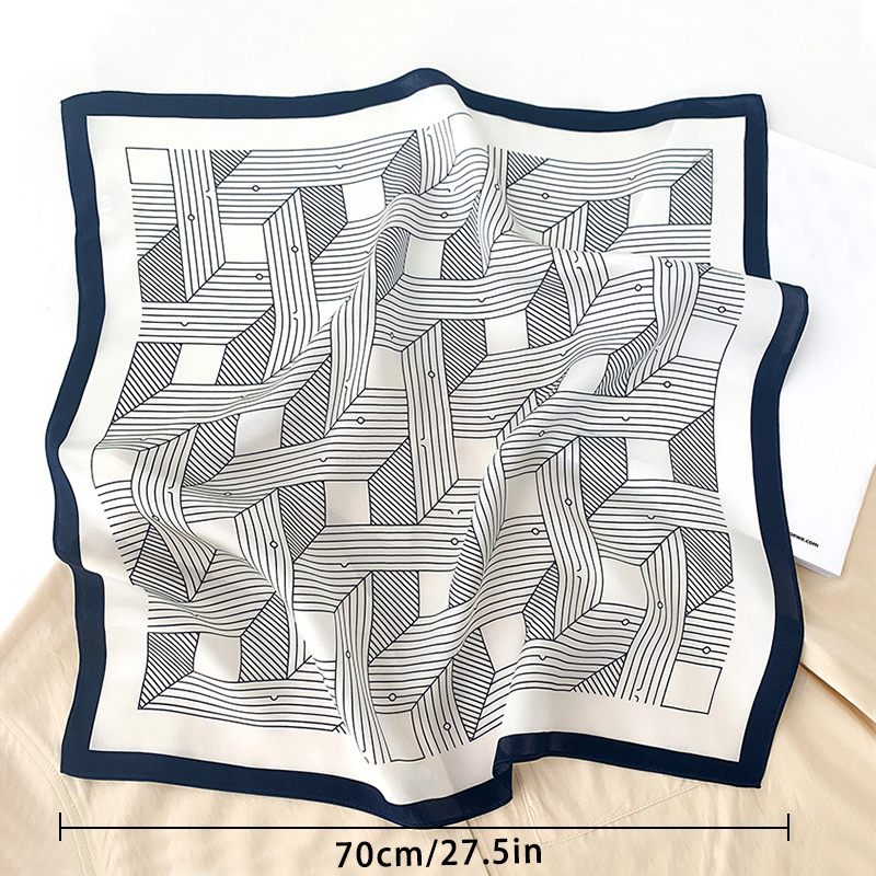 1pcs 70cm Striped Geometric Pa - Silk Tie Striped avis et prix