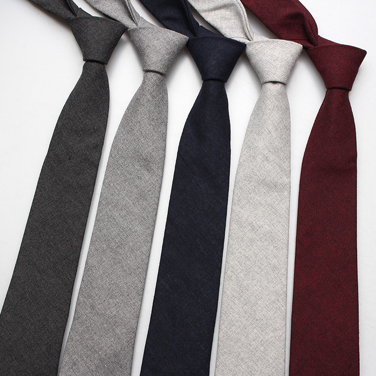 Linbaiway Men Slim Solid Neckt - Skinny Tie Men avis et prix
