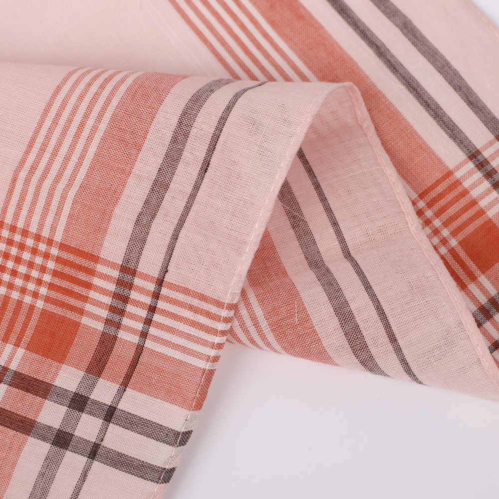 6pcs Men's Mixed Color Plaid S - Handkerchief Cotton Men avis et prix