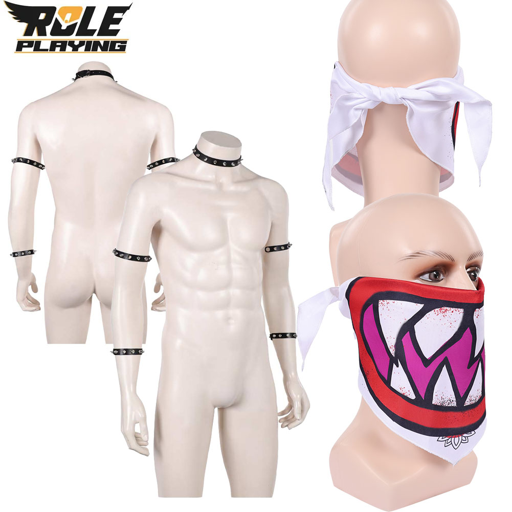 Bowser Jr Cosplay Scarf Mask B - Ascot Neck Scarf avis et prix