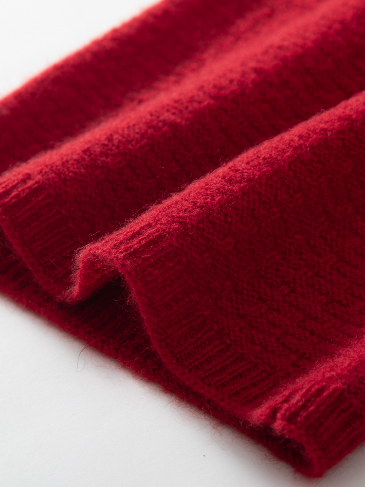 100% Pure Cashmere Waffle Knit - Infinity Scarf Knit avis et prix