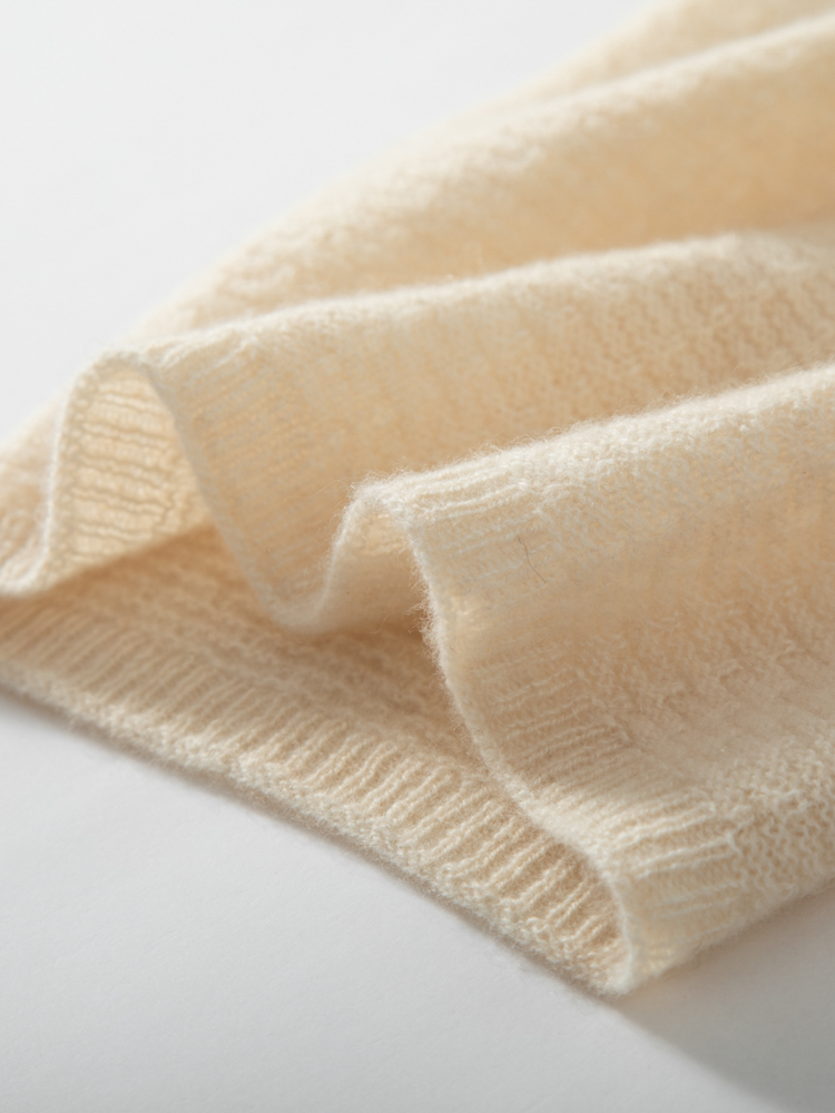 100% Pure Cashmere Waffle Knit - Infinity Scarf Knit avis et prix