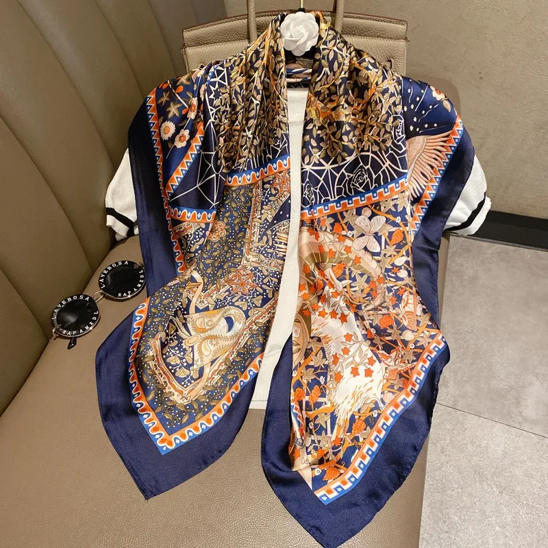 Light luxury 90 Silk scarf imi - Silk Tie Striped avis et prix