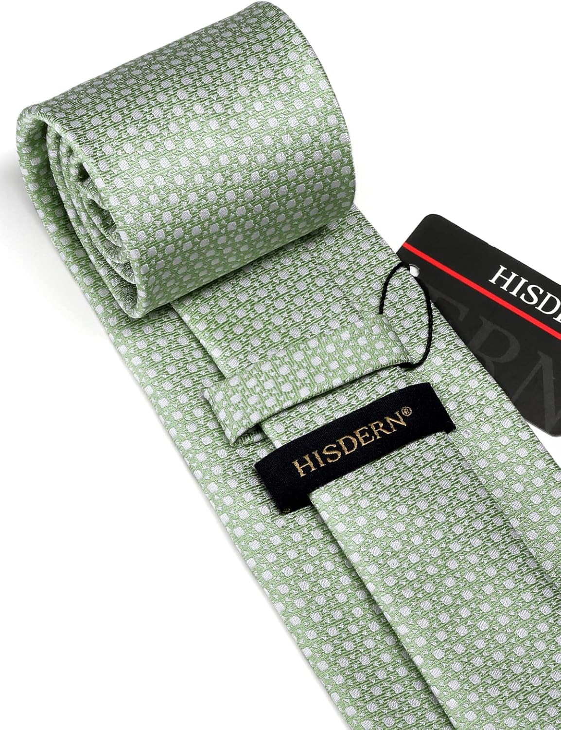 Classic Checkered Tie Set with - Pocket Square Set avis et prix