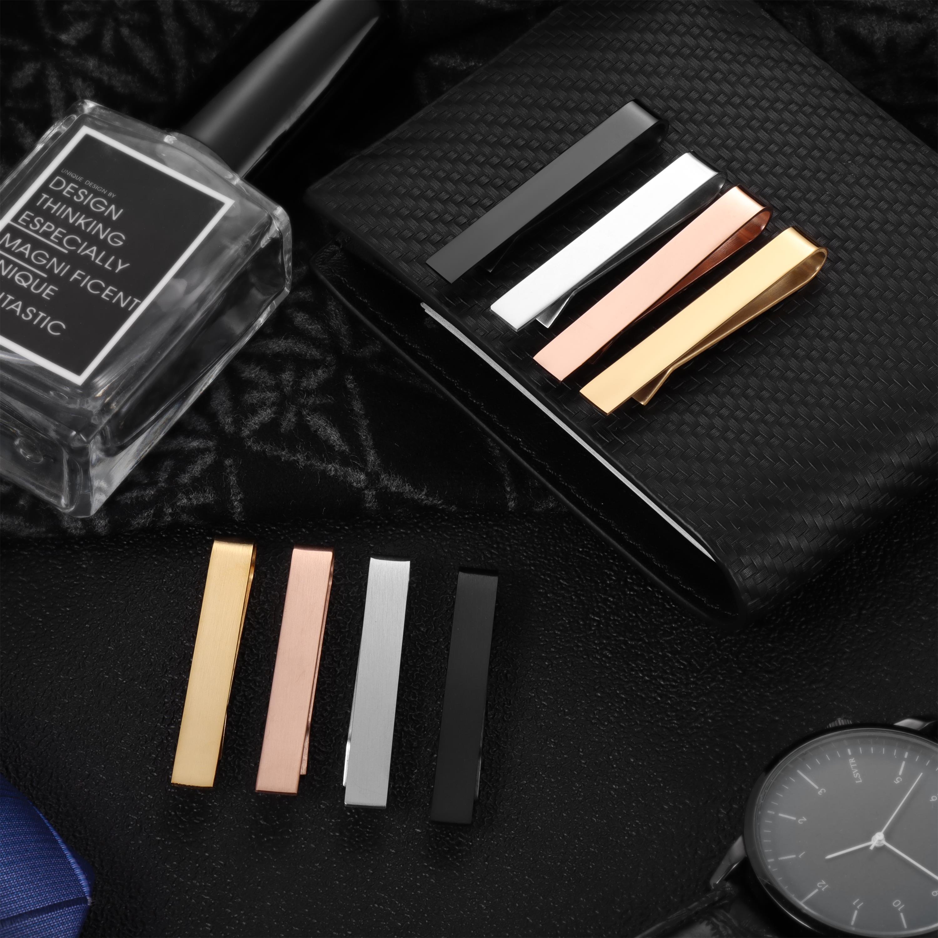 HAWSON 2 in shiny and brushTie - Tie Bar Set Gift avis et prix