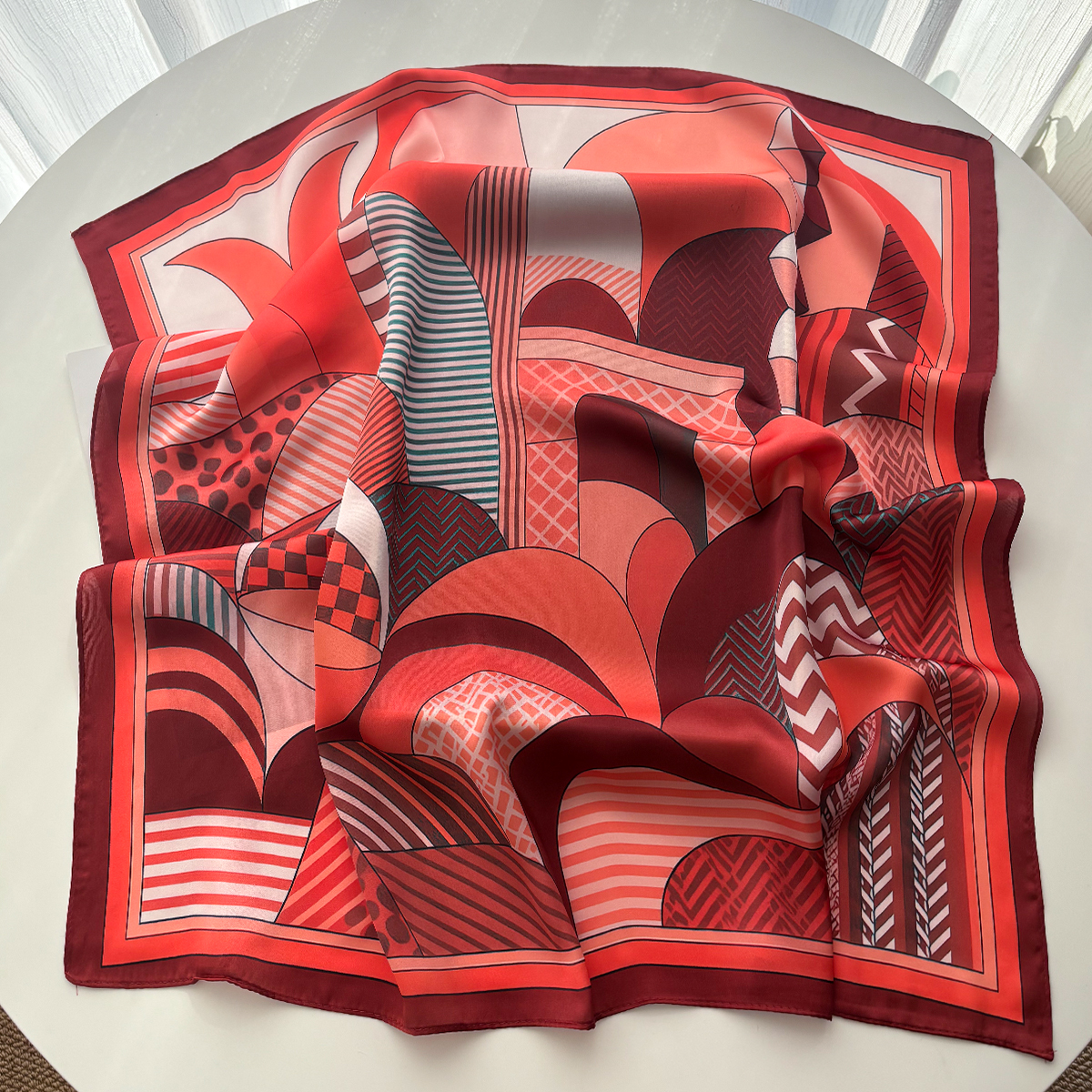 Luxury Square Scarf For Women  - Scarf Silk Square avis et prix